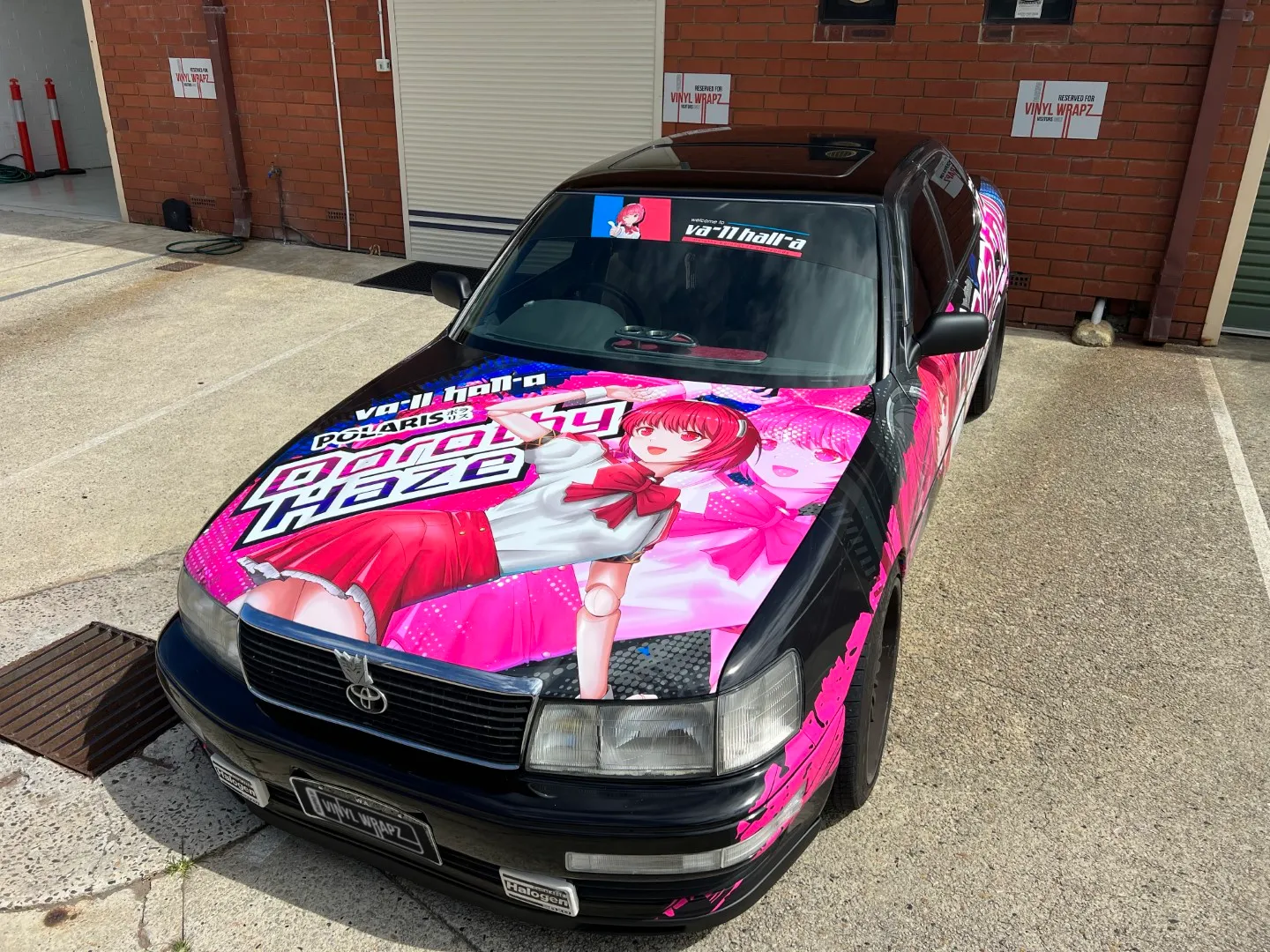 Portrait front view of the completed Dorothy Haze Toyota Celsior