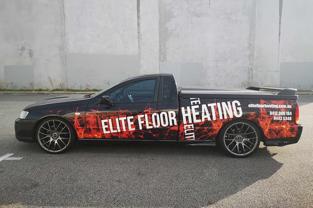 Ford Falcon Ute - Partial Wrap - Elite Floor Heating