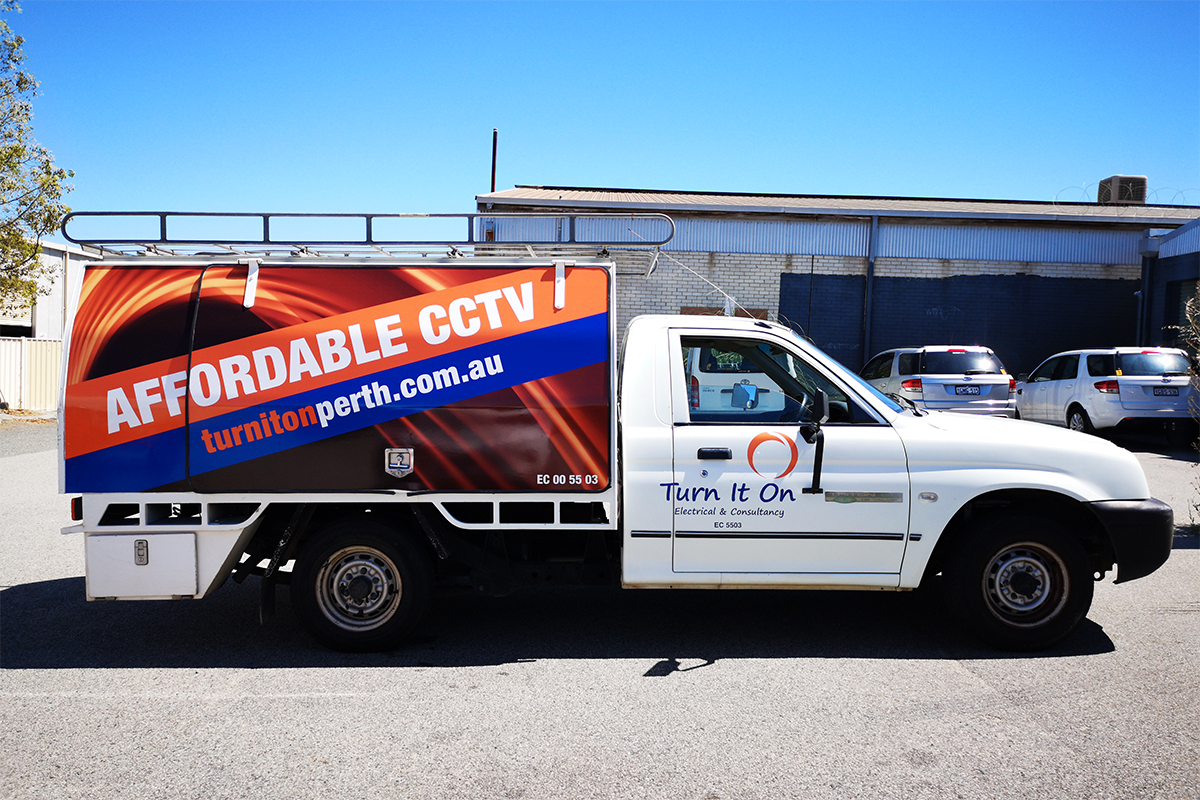 Ute Canopy Wrap - Turn It On CCTV & Electrical
